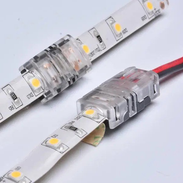 8mm 2 Pin Connectors For 3528 2835 Single Color Led Strip Lights 8mm 2 Pin Connectors For 3528 2835 Single Color Led Strip Lights